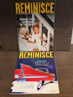 REMINISCE Magazine Lot of 2 August/September 2022 October/November 2022